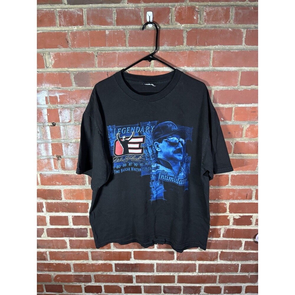 Vintage 90s Dale Earnhardt Shirt Legendary 7x Winston Cup Champ Nascar Adult XL